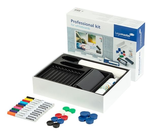 Legamaster PROFESSIONAL whiteboard startpaket 77-delar, Tillbehörssats, 1,3 kg, 270 mm, 360 mm, 90 mm, 1,79 kg