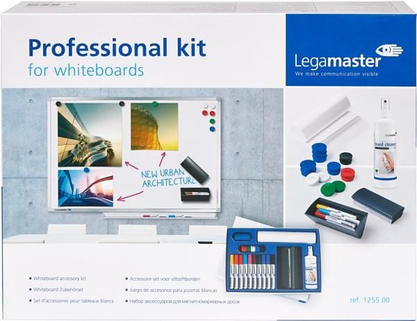 Legamaster PROFESSIONAL whiteboard startpaket 77-delar, Tillbehörssats, 1,3 kg, 270 mm, 360 mm, 90 mm, 1,79 kg