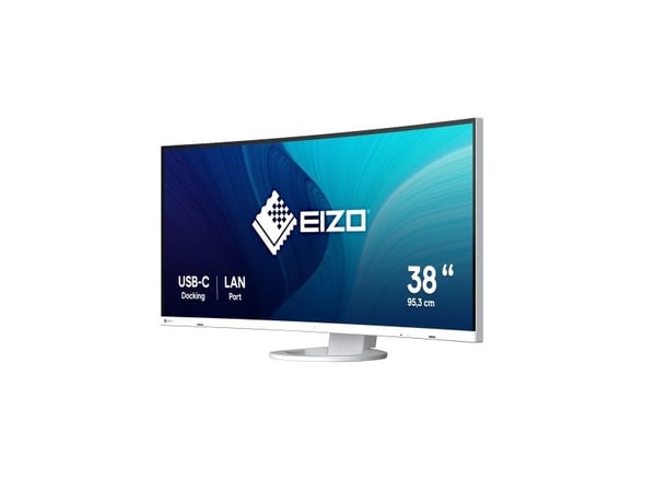EIZO FlexScan EV3895-WT, 95,2 cm (37.5"), 3840 x 1600 piksler, UltraWide Quad HD+, LCD, 5 ms, Hvit