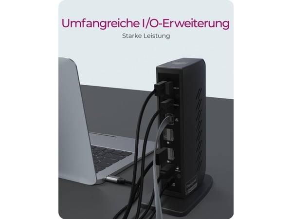Dockningsstation/replikator Icy Box USB-C (IB-DK2252AC)