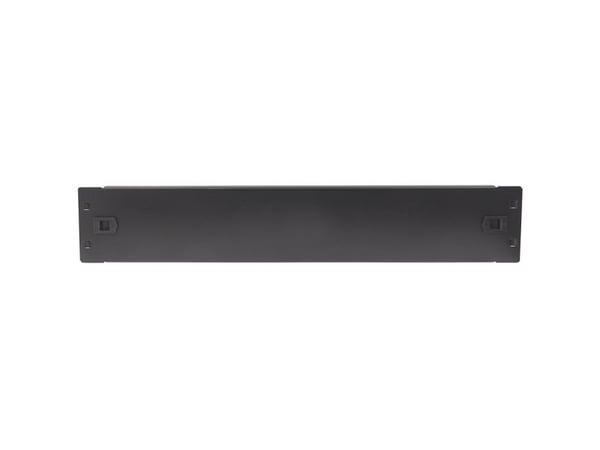 Techly I-CASE BLANK-2-SCLTY, Blind panel, Svart, SPCC, 2U, 19", 482 mm