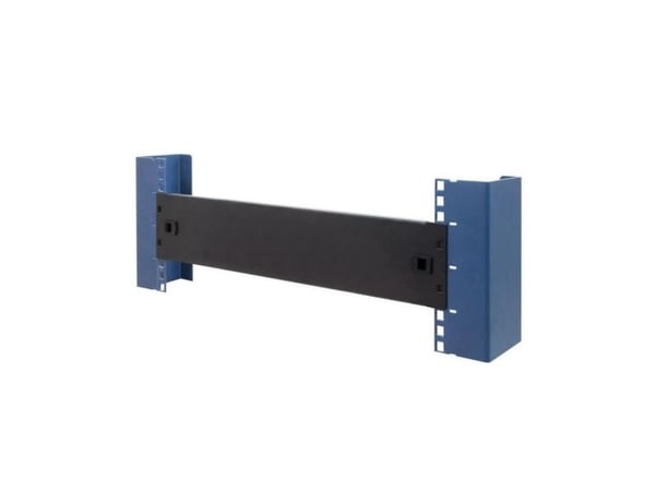 Techly I-CASE BLANK-2-SCLTY, Blind panel, Svart, SPCC, 2U, 19", 482 mm