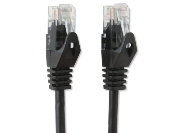 Techly ICOC CCA5U-0025-BKT, 0,25 m, Cat5e, U/UTP (UTP), RJ-45, RJ-45, Sort