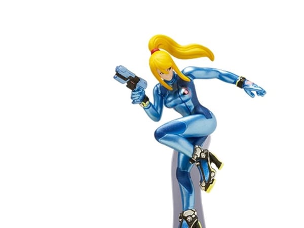 Nintendo amiibo Zero Suit Samus - Super Smash Bros. Collection - ekstra videospillfigur for spillkonsoll