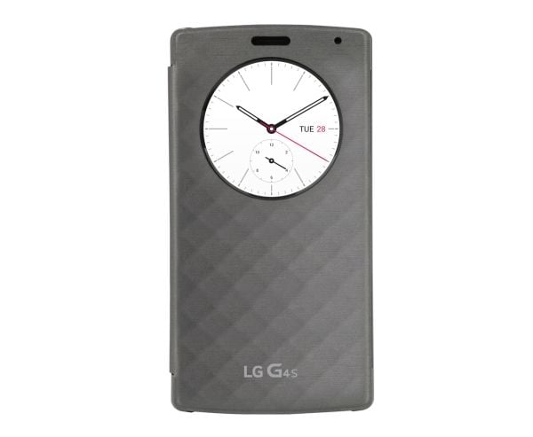 LG Quick Circle CFV-110 - Lommebok for mobiltelefon - titan - for LG G4s H735, G4s H736