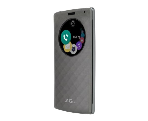 LG Quick Circle CFV-110 - Lommebok for mobiltelefon - titan - for LG G4s H735, G4s H736