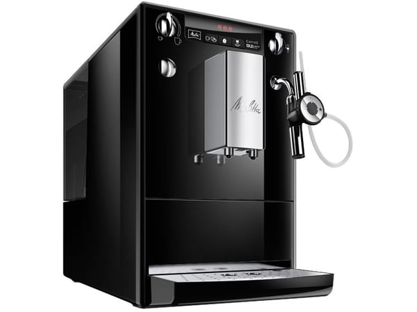 Melitta CAFFEO SOLO & Perfect Milk - Automatisk kaffemaskin med melkeskummer - 15 bar - svart