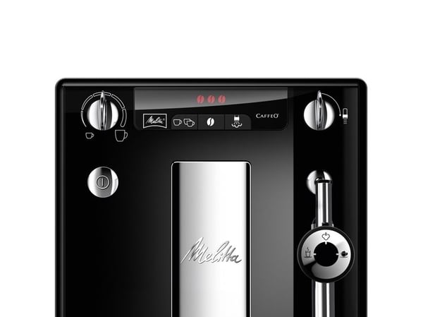 Melitta CAFFEO SOLO & Perfect Milk - Automatisk kaffemaskin med melkeskummer - 15 bar - svart