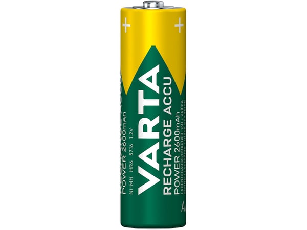 Varta 05716, Ladattava akku, AA, Nikkelimetallihybridi (NiMH), 1,2 V, 2 kpl, 2600 mAh