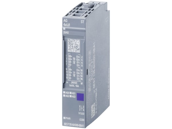 Siemens 6ES7135-6HD00-0BA1, Analog, Strömförsörjning av system, IP20, Multifärg, 73 mm, 40 g