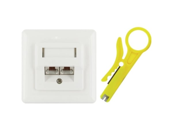 Schwaiger TDU2628532 - RJ-45 - Valkoinen - 1 kpl (1 kpl)