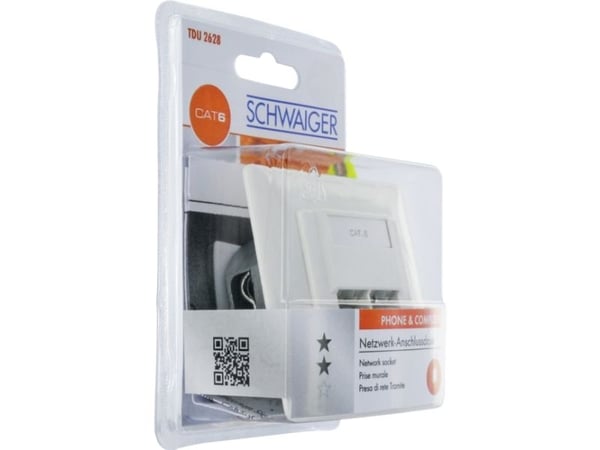Schwaiger TDU2628532 - RJ-45 - Valkoinen - 1 kpl (1 kpl)
