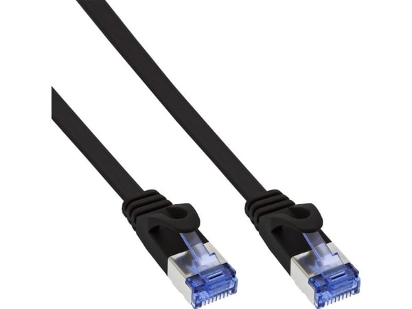 InLine 71802S, 2 m, Cat6a, U/FTP (STP), RJ-45, RJ-45, Svart InLine 71802S, 2 m, Cat6a, U/FTP (STP), RJ-45, RJ-45, Svart