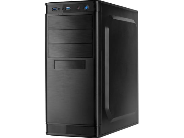 Inter-Tech IT-5905, Midi Tower, PC, Musta, ATX, mikro ATX, Koti /Toimisto, 35,5 cm