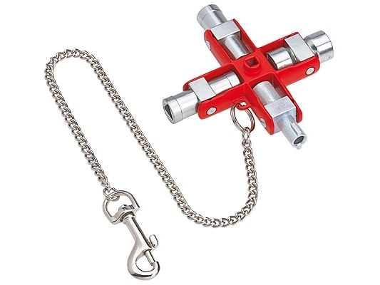 Knipex 00 11 06, Metallinen, Punainen, Painevalettu sinkki, 4 jalkoja, 8 pää(t), 7-8 mm, 9-10 mm