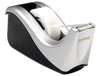 Scotch C60 - Dispenser - skrivebord - svart/sølv-dispenser