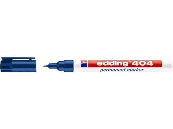 Permanent marker Edding 404 rund 0,7 mm blå Permanent marker Edding 404 rund 0,7 mm blå