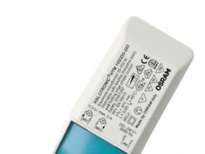Osram HTM 105/230…240, Elektronisk lystransformator, Blå, Hvit, 230 - 240 V, 11.4 V, 50 - 60 Hz, 10,8 cm