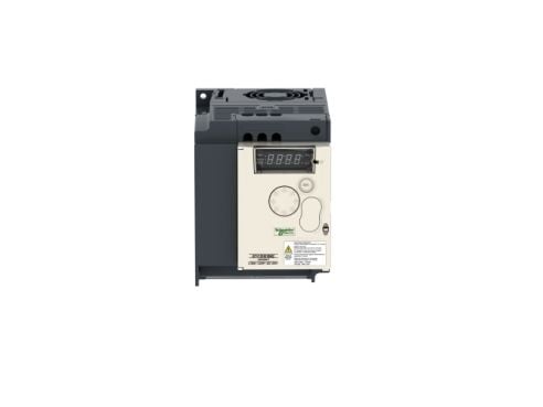 SCHNEIDER ELECTRIC Frekvensomvandlare ATV12 1,5kW ,1X240V AC ,IP20 inklusive C1 EMC-filter