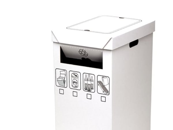 Jätepaperikori fellowes r-disc kierrätyspakkaus 5 kpl.