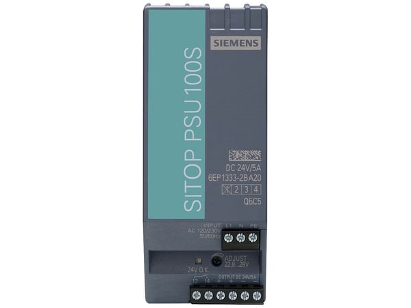 Siemens 6EP1333-2BA20, Sisätila, Monivärinen, CE, RoHS, REACH, 50 mm, 125 mm, 400 g