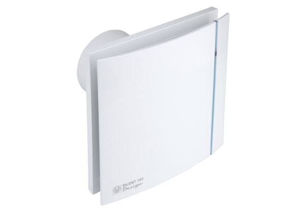 THERMEX Kylpyhuonetuuletin Silent 100 CZRH Design Scandic - ajastimella ja hydrostaatilla - 100 mm.