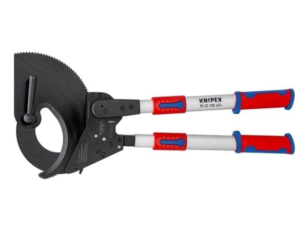 KNIPEX kaapelisakset räikkäperiaatteella teleskooppikahvalla, 680 mm, 680 mm