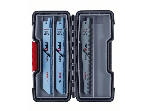 Bosch BAJONETSAVKL 15 st TRÄ/MET BASIC T/BOX
