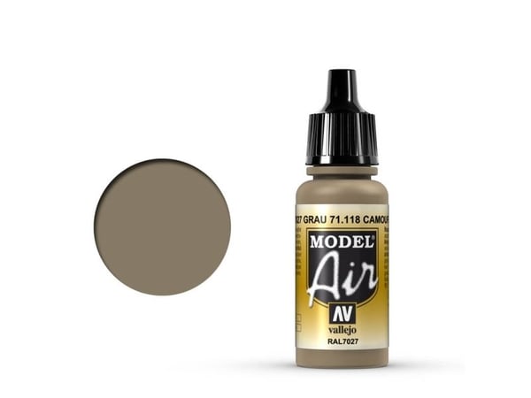 Vallejo 71.118, 17 ml, Ruskea, Matta, Pullo