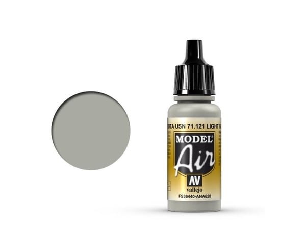 Vallejo 71.121, Harmaa, Akryylimaali, Nestemäinen, 17 ml, 1 kpl |