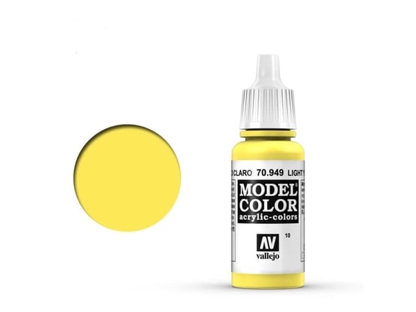 Vallejo 70.949, 17 ml, Keltainen, Matta, Pullo