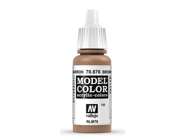 Vallejo 70.876, 17 ml, Brun, Matt, Flaska
