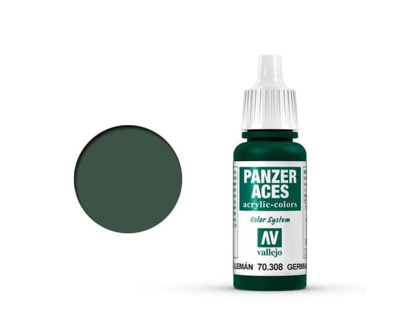 Vallejo 70.308, Grønn, Acryl maling, Væske, 17 ml, 1 stykker |
