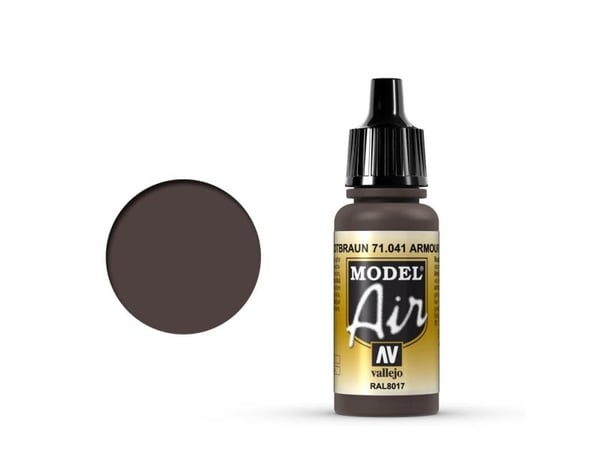 Vallejo 71.041, Ruskea, Akryylimaali, Nestemäinen, 17 ml, 1 kpl |