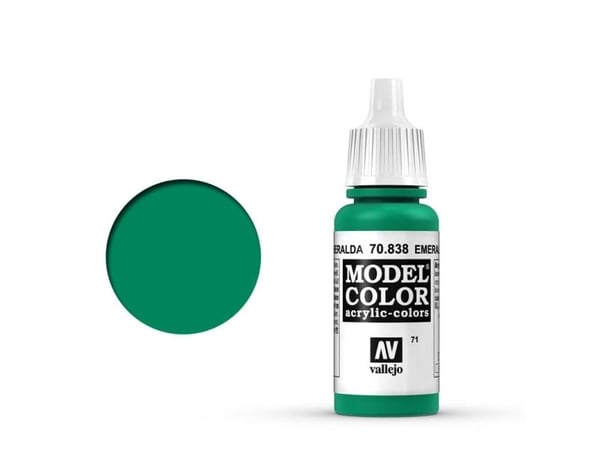Vallejo 70.838, Vihreä, Akryylimaali, Nestemäinen, 17 ml, 1 kpl |