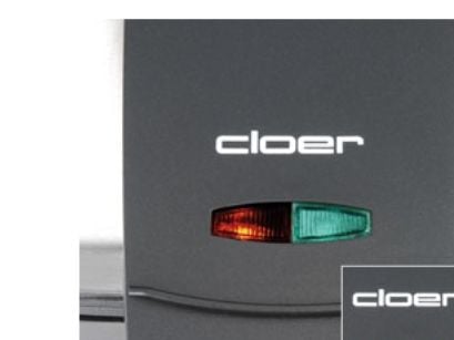 Cloer 1445 - Vaffelmaskin - 930 W - rustfritt stål