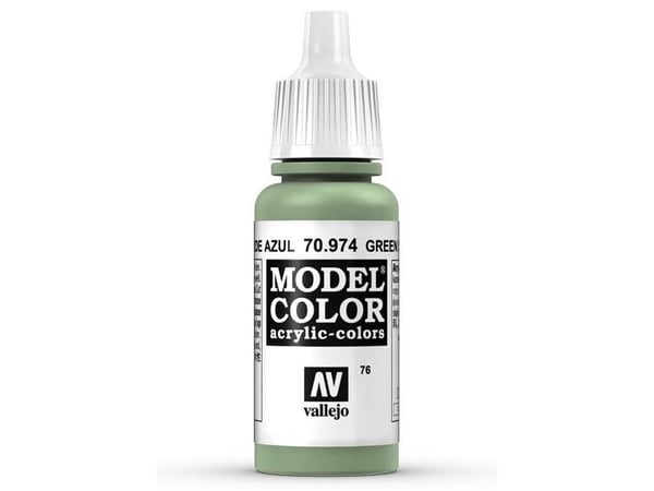Vallejo 70.974, 17 ml, Grön, Matt, Flaska