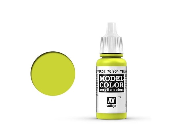 Vallejo 70.954, Keltainen, Akryylimaali, Nestemäinen, 17 ml, 1 kpl |