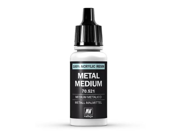 Vallejo 70.521, 17 ml, Plastflaska, Silver