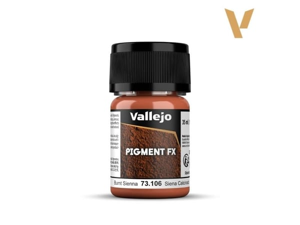 Vallejo Pigment Burnt Siena 73106