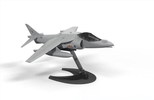 Airfix Harrier, Flymodell med fastvinge, Monteringssett, Harrier, Alle kjønn, Plast, 27 stykker