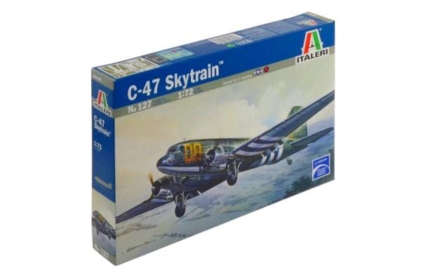 Italeri C - 47 SkyTrain, Luftfarkostmodell med fast vinge, Monteringssats, 1:72, C - 47 SkyTrain, Alla, Plast
