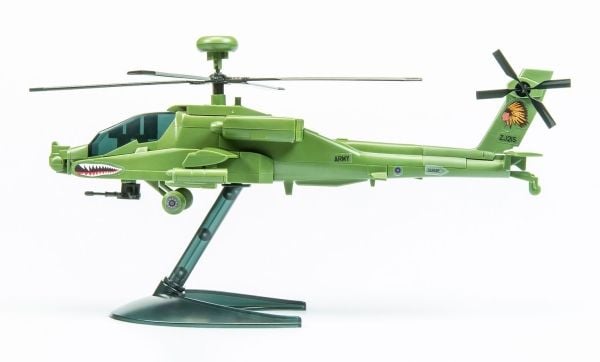 Airfix Apache Helicopter, Rotorcraftmodell, Monteringssett, Apache, 37 stykker, 5 år, Militært luftfartøy