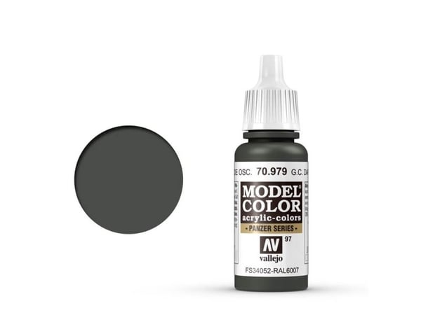 Vallejo 70.979, 17 ml, Grønn, Matte, Flaske Vallejo 70.979, 17 ml, Grønn, Matte, Flaske