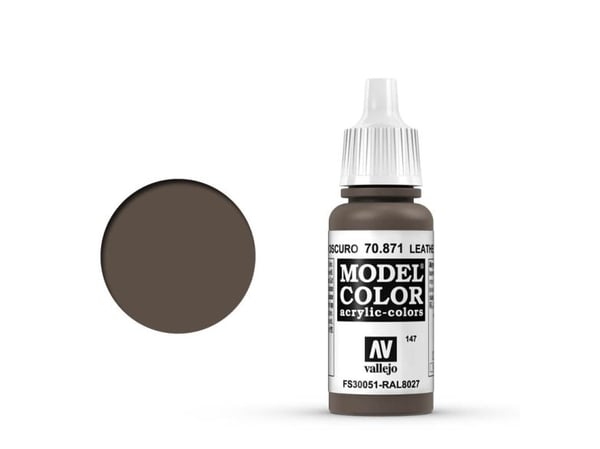 Vallejo 70.871, Ruskea, Akryylimaali, Nestemäinen, 17 ml, 1 kpl |