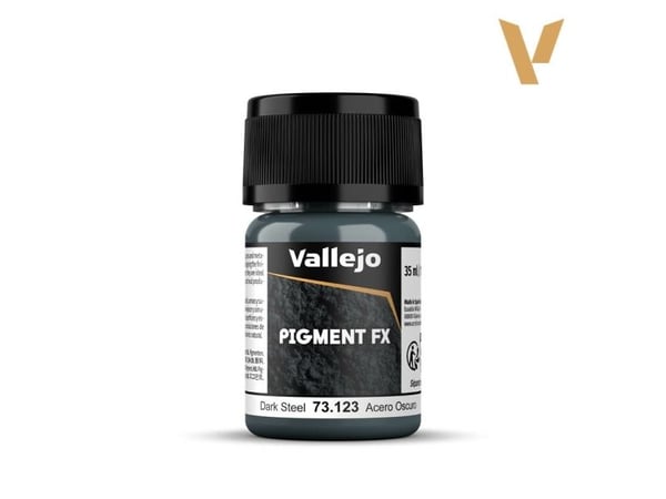 Vallejo 73.123, Stål, 35 ml, 1 styck, Dark Steel