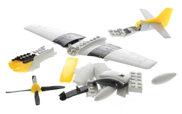Airfix J6016, Flymodell med fastvinge, Monteringssett, Mustang P-51D, Alle kjønn, Plast, 38 stykker
