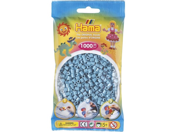 Hama Beads 207-31, Turkis, Rørperle, 1000 stykker