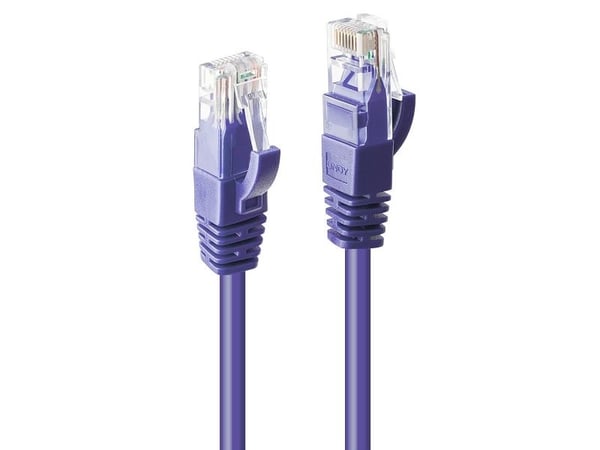 Lindy 48120, 0,3 m, Cat6, U/UTP (UTP), RJ-45, RJ-45, Lila