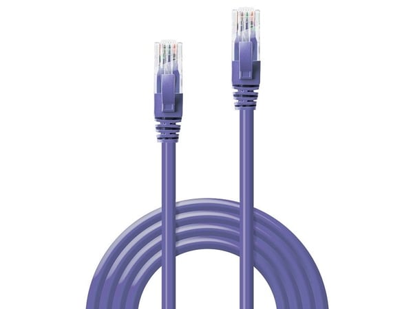 Lindy 48120, 0,3 m, Cat6, U/UTP (UTP), RJ-45, RJ-45, Lila